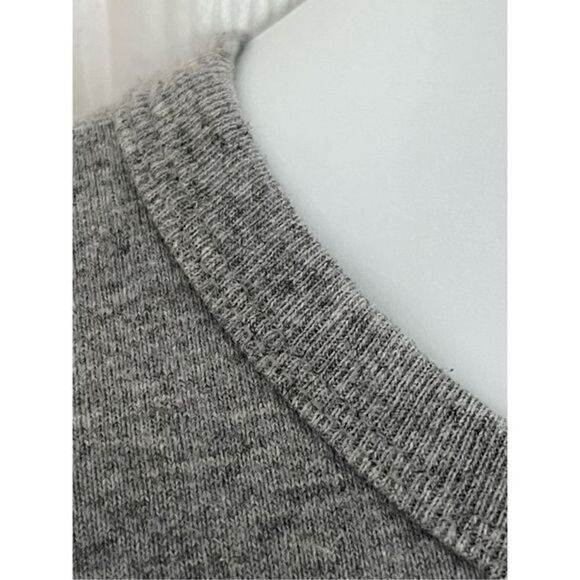 Y2K Champion Gray Long Sleeve Reverse Weave thick cotton t-Shirt. Size Medium. - Picture 5 of 6